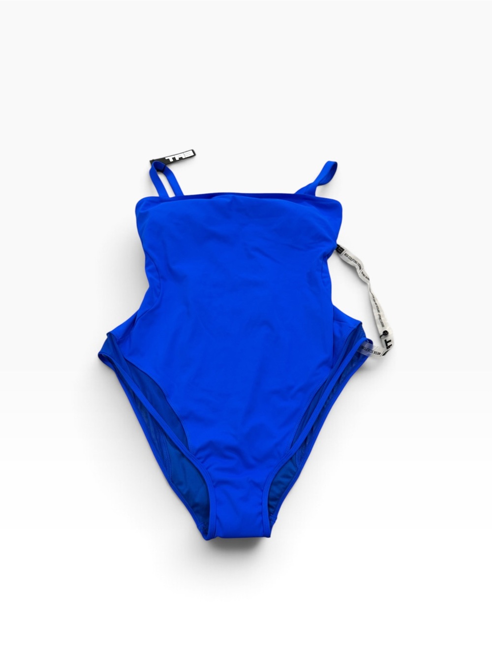 NWT TA3 Sapphire blue squarey mesh 2XL reg long swimsuit